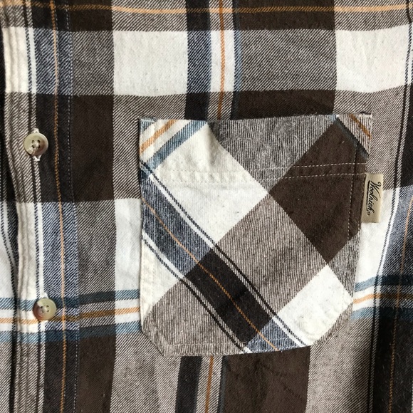 Woolrich Flannel Shirt XL Front Pocket 100% Cotton - Picture 2 of 7